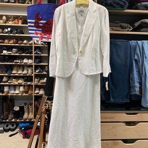 Talbots linen dress